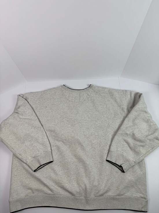 Croft & Barrow Embroidered Deer Wildlife Crewneck Sweatshirt Gray Men's XL - Picture 8 of 10